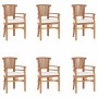 Garden dining set 7 pieces solid teak wood by , Garden sets - Ref: Foro24-3155776, Price: 944,56 €, Discount: %