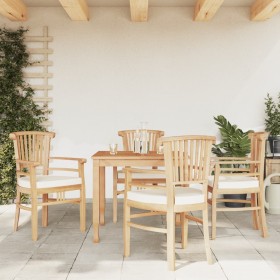 5-piece garden dining set solid teak wood by , Garden sets - Ref: Foro24-3155762, Price: 588,99 €, Discount: %