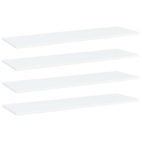 Shelves for shelving 4 units white plywood 100x30x1.5cm by , Shelves - Ref: Foro24-805394, Price: 36,83 €, Discount: %