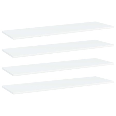 Shelves for shelving 4 units white plywood 100x30x1.5cm by , Shelves - Ref: Foro24-805394, Price: 36,83 €, Discount: %