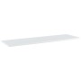 Estante para estantería 4 uds madera blanco brillo 100x30x1,5cm de , Estanterías - Ref: Foro24-805404, Precio: 41,99 €, Descu...