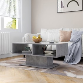 Concrete gray plywood coffee table 103.5x50x44.5 cm by , Coffee table - Ref: Foro24-806826, Price: 67,99 €, Discount: %