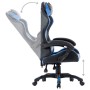 Silla gaming de cuero sintético azul de , Sillas de oficina - Ref: Foro24-287976, Precio: 140,99 €, Descuento: %