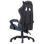 Silla gaming de cuero sintético azul de , Sillas de oficina - Ref: Foro24-287976, Precio: 140,99 €, Descuento: %