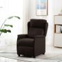 Electric massage chair dark brown fabric by , Electric massage chairs - Ref: Foro24-289791, Price: 141,11 €, Discount: %