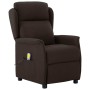 Electric massage chair dark brown fabric by , Electric massage chairs - Ref: Foro24-289791, Price: 141,11 €, Discount: %