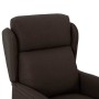 Electric massage chair dark brown fabric by , Electric massage chairs - Ref: Foro24-289791, Price: 141,11 €, Discount: %