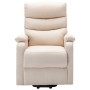 Sillón elevable tela crema de , Sillones - Ref: Foro24-321245, Precio: 316,75 €, Descuento: %