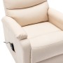 Sillón elevable tela crema de , Sillones - Ref: Foro24-321245, Precio: 316,75 €, Descuento: %