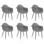 Dining chairs 6 units gray PP by , dining chairs - Ref: Foro24-3082358, Price: 332,80 €, Discount: %