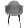 Dining chairs 6 units gray PP by , dining chairs - Ref: Foro24-3082358, Price: 332,80 €, Discount: %