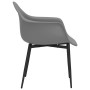 Dining chairs 6 units gray PP by , dining chairs - Ref: Foro24-3082358, Price: 332,80 €, Discount: %