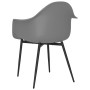 Dining chairs 6 units gray PP by , dining chairs - Ref: Foro24-3082358, Price: 332,80 €, Discount: %