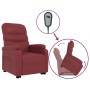 Sillón de masaje elevable cuero sintético rojo tinto de , Sillones de masaje eléctricos - Ref: Foro24-321287, Precio: 332,88 ...