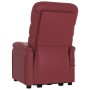 Sillón de masaje elevable cuero sintético rojo tinto de , Sillones de masaje eléctricos - Ref: Foro24-321287, Precio: 332,88 ...