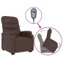 Brown synthetic leather elevating massage chair by , Electric massage chairs - Ref: Foro24-321285, Price: 332,54 €, Discount: %