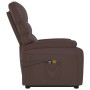 Brown synthetic leather elevating massage chair by , Electric massage chairs - Ref: Foro24-321285, Price: 332,54 €, Discount: %