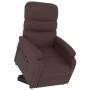 Brown synthetic leather elevating massage chair by , Electric massage chairs - Ref: Foro24-321285, Price: 332,54 €, Discount: %