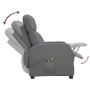 Gray synthetic leather elevating massage chair by , Electric massage chairs - Ref: Foro24-3124815, Price: 259,27 €, Discount: %