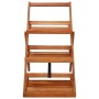 Soporte para plantas de 3 niveles madera de acacia 50x63x80 cm de , Soportes para macetas - Ref: Foro24-43994, Precio: 64,28 ...