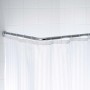 RIDDER Universal corner shower curtain rod 90x90x2.5 cm by , shower bars - Ref: Foro24-425895, Price: 60,40 €, Discount: %