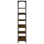 Estantería madera de ingeniería roble marrón 81x36x176 cm de , Librerías y estanterías - Ref: Foro24-836227, Precio: 78,82 €,...