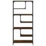 Brown oak engineered wood shelf 81x36x176 cm by , Bookcases and shelves - Ref: Foro24-836227, Price: 78,82 €, Discount: %