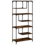 Estantería madera de ingeniería roble ahumado 81x36x176 cm de , Librerías y estanterías - Ref: Foro24-836225, Precio: 89,37 €...