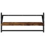 Wall shelves bars 4 pcs engineered wood smoked oak by , Shelves and shelves - Ref: Foro24-836265, Price: 42,00 €, Discount: %