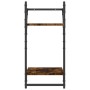 Wall shelves bars 4 pcs engineered wood smoked oak by , Shelves and shelves - Ref: Foro24-836265, Price: 42,00 €, Discount: %