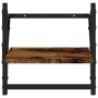 Wall shelves bars 4 pcs engineered wood smoked oak by , Shelves and shelves - Ref: Foro24-836265, Price: 42,00 €, Discount: %