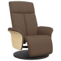 Brown fabric recliner with footrest by , Armchairs - Ref: Foro24-356524, Price: 243,99 €, Discount: %