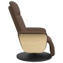 Brown fabric recliner with footrest by , Armchairs - Ref: Foro24-356524, Price: 243,99 €, Discount: %