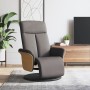 Sillón reclinable con reposapiés tela gris taupe de , Sillones - Ref: Foro24-356526, Precio: 250,19 €, Descuento: %