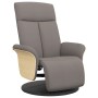 Sillón reclinable con reposapiés tela gris taupe de , Sillones - Ref: Foro24-356526, Precio: 250,99 €, Descuento: %