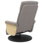 Sillón reclinable con reposapiés tela gris taupe de , Sillones - Ref: Foro24-356526, Precio: 250,99 €, Descuento: %