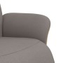 Sillón reclinable con reposapiés tela gris taupe de , Sillones - Ref: Foro24-356526, Precio: 250,99 €, Descuento: %