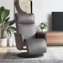 Gray synthetic leather recliner with footrest by , Armchairs - Ref: Foro24-356547, Price: 205,30 €, Discount: %