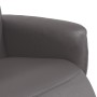 Gray synthetic leather recliner with footrest by , Armchairs - Ref: Foro24-356547, Price: 205,99 €, Discount: %