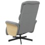 Recliner armchair with footrest in light gray fabric by , Armchairs - Ref: Foro24-356601, Price: 230,28 €, Discount: %