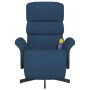 Relax-Massagesessel mit Fußstütze aus blauem Stoff von , Sessel - Ref: Foro24-356620, Preis: 248,99 €, Rabatt: %