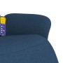 Relax-Massagesessel mit Fußstütze aus blauem Stoff von , Sessel - Ref: Foro24-356620, Preis: 248,99 €, Rabatt: %