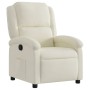 Cream white velvet recliner by , Armchairs - Ref: Foro24-371806, Price: 237,67 €, Discount: %