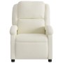 Cream white velvet recliner by , Armchairs - Ref: Foro24-371806, Price: 237,67 €, Discount: %