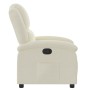 Cream white velvet recliner by , Armchairs - Ref: Foro24-371806, Price: 237,67 €, Discount: %