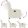 Cream white velvet recliner by , Armchairs - Ref: Foro24-371806, Price: 237,67 €, Discount: %