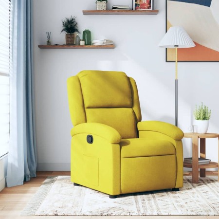 Yellow velvet recliner by , Armchairs - Ref: Foro24-371804, Price: 215,65 €, Discount: %