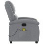 Light Gray Fabric Massage Recliner by , Armchairs - Ref: Foro24-371763, Price: 243,37 €, Discount: %