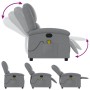 Light Gray Fabric Massage Recliner by , Armchairs - Ref: Foro24-371763, Price: 243,37 €, Discount: %