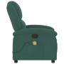 Dark Green Velvet Reclining Massage Chair by , Armchairs - Ref: Foro24-371810, Price: 235,89 €, Discount: %